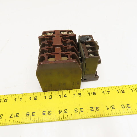 Klockner Moeller DIL0-41-NA 600V Contactor 110V Coil Z0-6.6-CNA 3.3-6.6A Trip