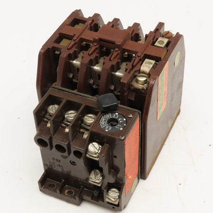 Klockner Moeller DIL0-41-NA 600V Contactor 110V Coil Z0-6.6-CNA 3.3-6.6A Trip