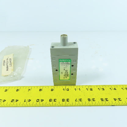 Numatics L22JA4520 2 Position Single Air Pilot Directional Valve 1/4" NPT 145PSI