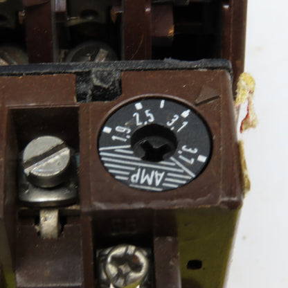 Klockner Moeller DIL0-41 600V 10Hp Contactor 110V Coil Z0-3.7-CNA 1.9-3.7A Trip