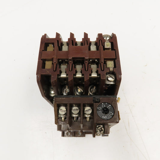 Klockner Moeller DIL0-41 600V 10Hp Contactor 110V Coil Z0-3.7-CNA 1.9-3.7A Trip