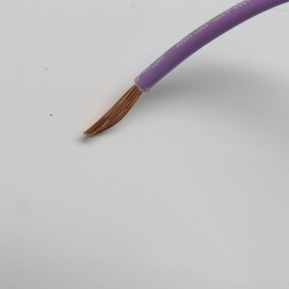 Omni Cable Purple 14AGW 600V Stranded Wire THWN / THHN 200' Spool
