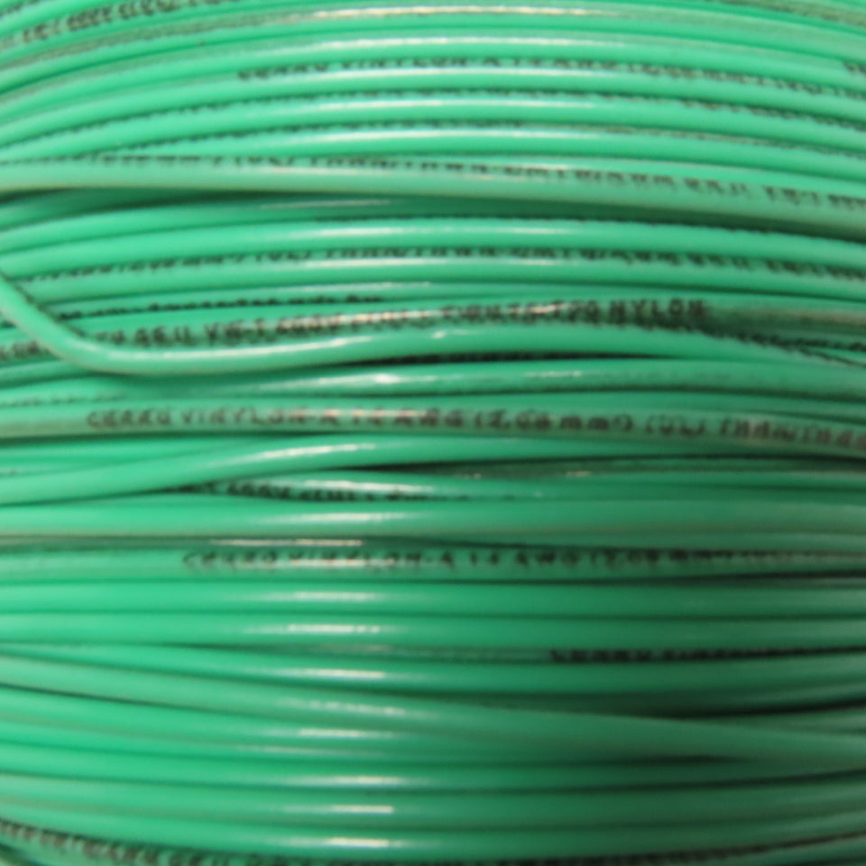 Omni Cable Green 14AGW 600V Stranded Wire THWN / THHN 200' Spool