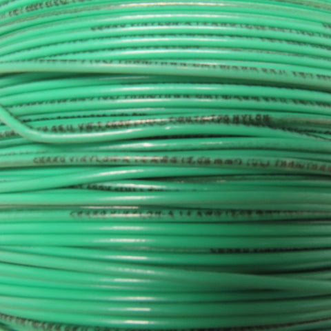 Omni Cable Green 14AGW 600V Stranded Wire THWN / THHN 200' Spool