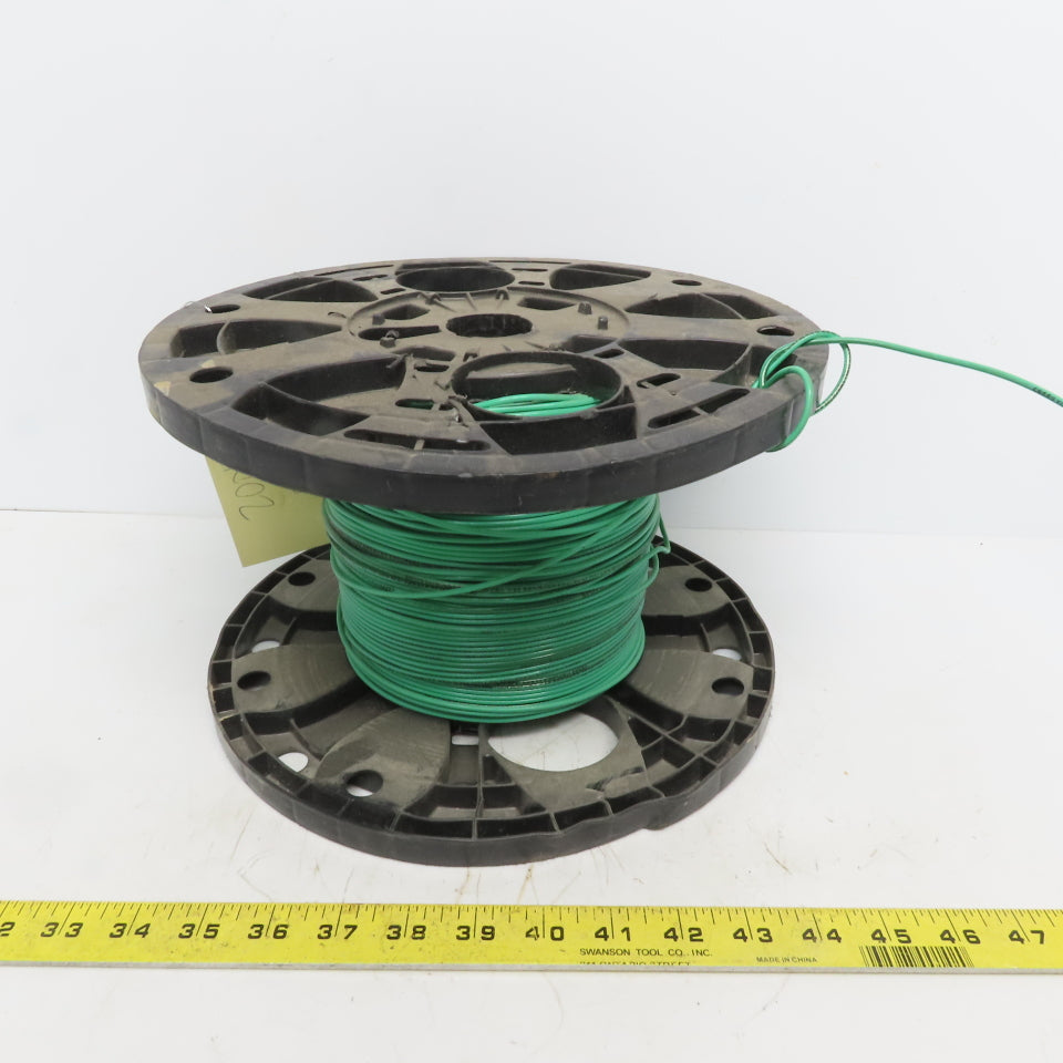 Omni Cable Green 14AGW 600V Stranded Wire THWN / THHN 200' Spool