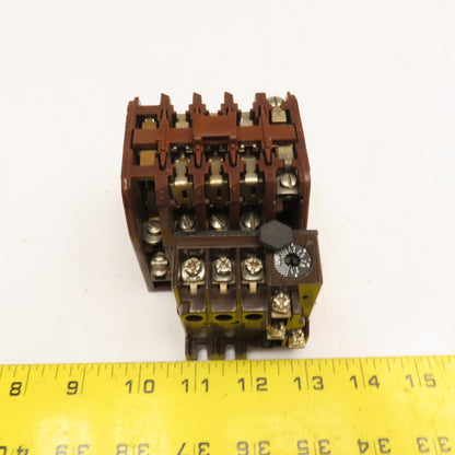 Klockner Moeller DIL0-41 600V Contactor 110V Coil Z0-2.1-CNA Overload 1.2-2.1A