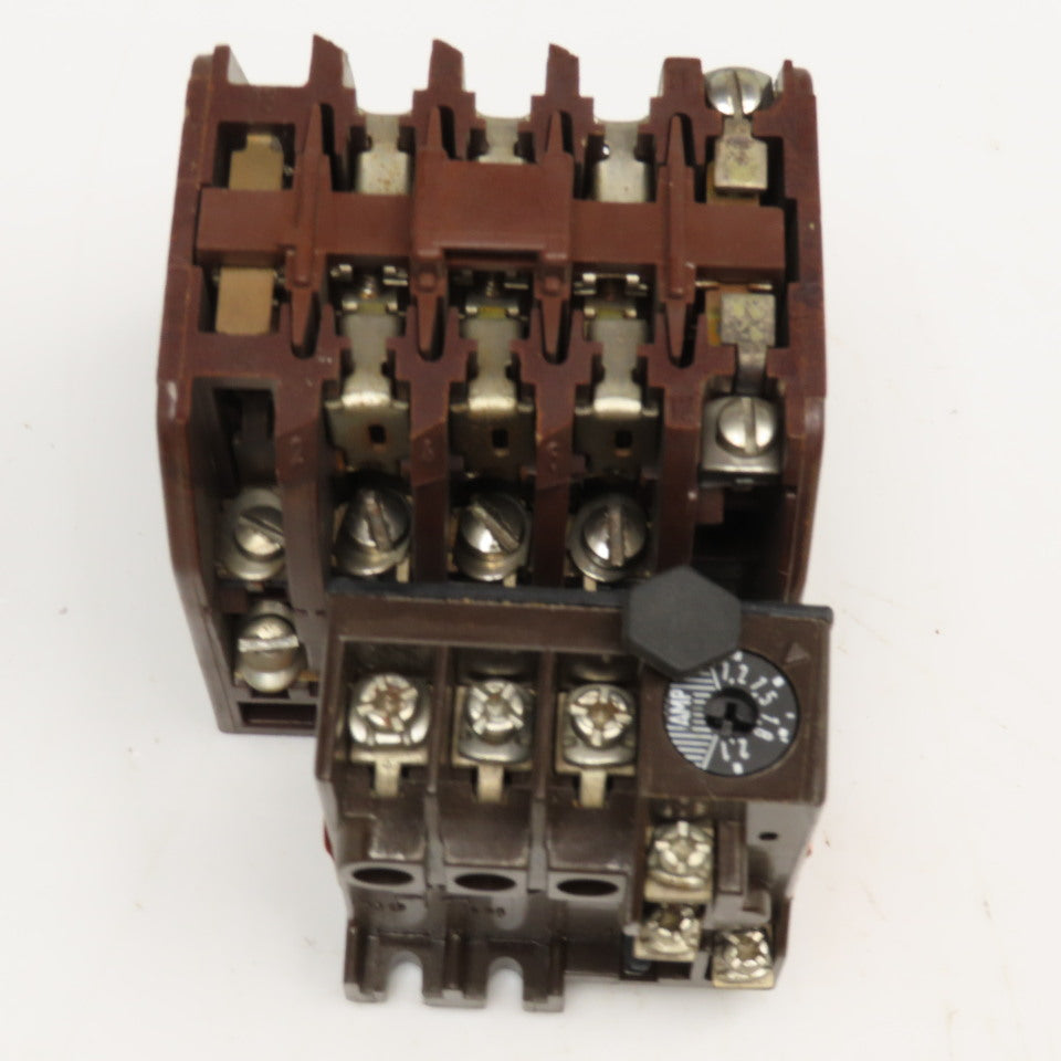 Klockner Moeller DIL0-41 600V Contactor 110V Coil Z0-2.1-CNA Overload 1.2-2.1A