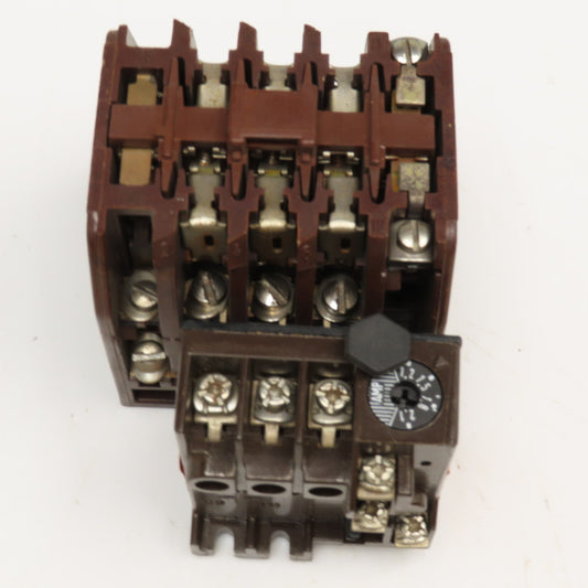Klockner Moeller DIL0-41 600V Contactor 110V Coil Z0-2.1-CNA Overload 1.2-2.1A