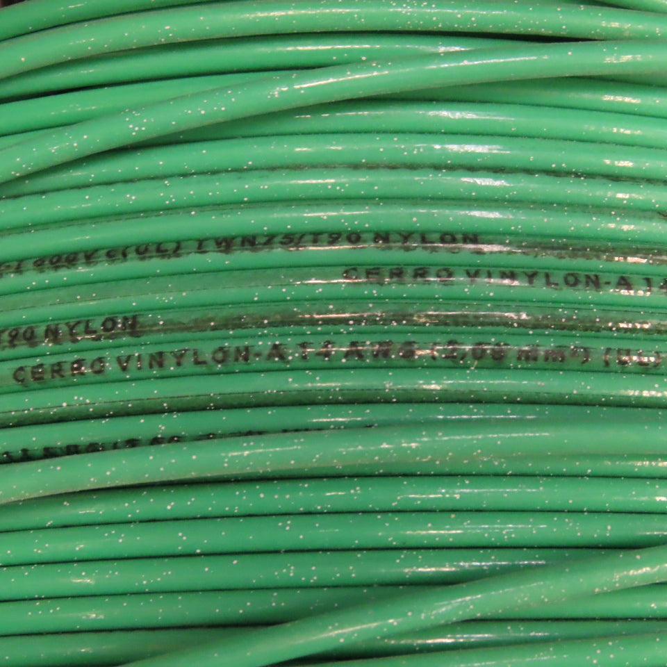 Cerro Vinylon Green 14AGW 600V Stranded Wire THWN / THHN (3) Spools 210' Total