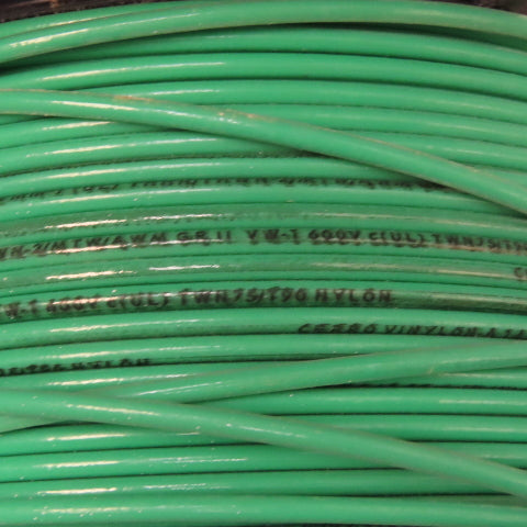 Cerro Vinylon Green 14AGW 600V Stranded Wire THWN / THHN (3) Spools 210' Total