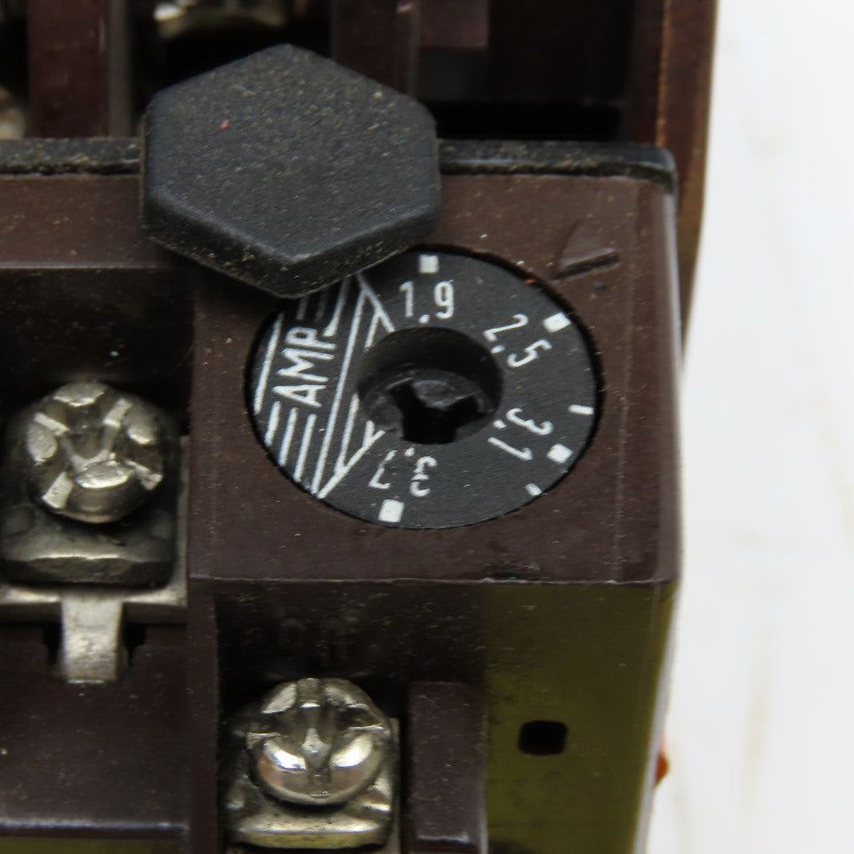 Klockner Moeller DIL0-41-NA 600V Contactor 110V Coil Z0-3.7 Overload 1.9-3.7A