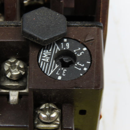 Klockner Moeller DIL0-41-NA 600V Contactor 110V Coil Z0-3.7 Overload 1.9-3.7A