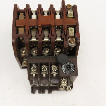 Klockner Moeller DIL0-41-NA 600V Contactor 110V Coil Z0-3.7 Overload 1.9-3.7A