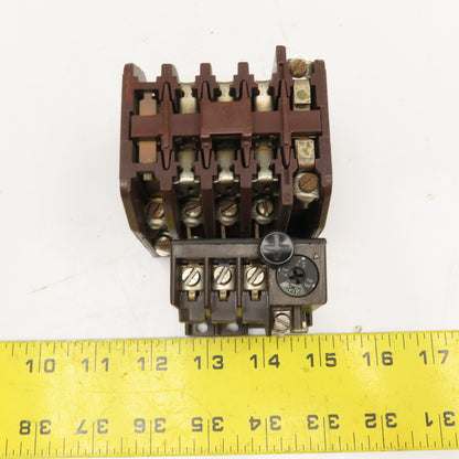 Klockner Moeller DIL0-41-NA 600V Contactor 110V Coil Z0-1.2 Overload 0.68-1.2A