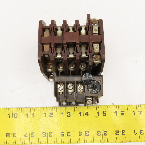 Klockner Moeller DIL0-41-NA 600V Contactor 110V Coil Z0-1.2 Overload 0.68-1.2A