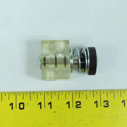 Bachman MA-32 1/8" NPT See-Thru Manual Valve With Spring