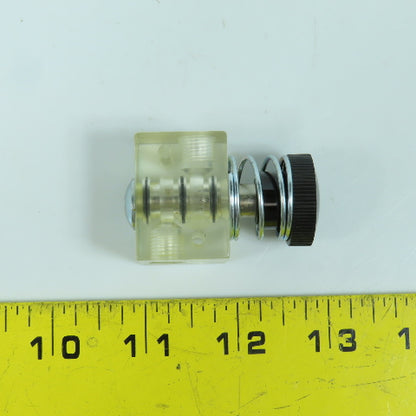 Bachman MA-32 1/8" NPT See-Thru Manual Valve With Spring