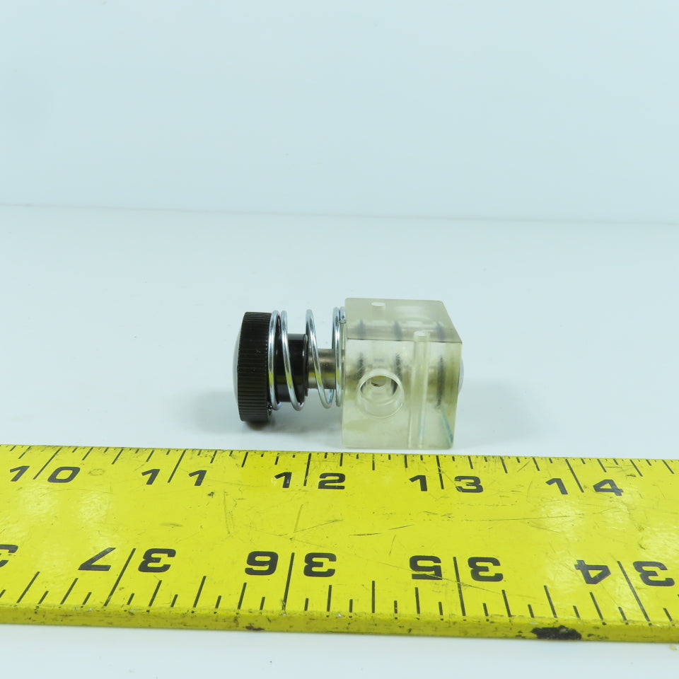 Bachman MA-32 1/8" NPT See-Thru Manual Valve With Spring