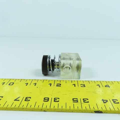 Bachman MA-32 1/8" NPT See-Thru Manual Valve With Spring