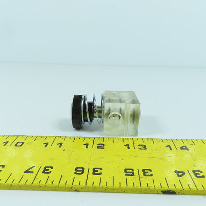 Bachman MA-32 1/8" NPT See-Thru Manual Valve With Spring