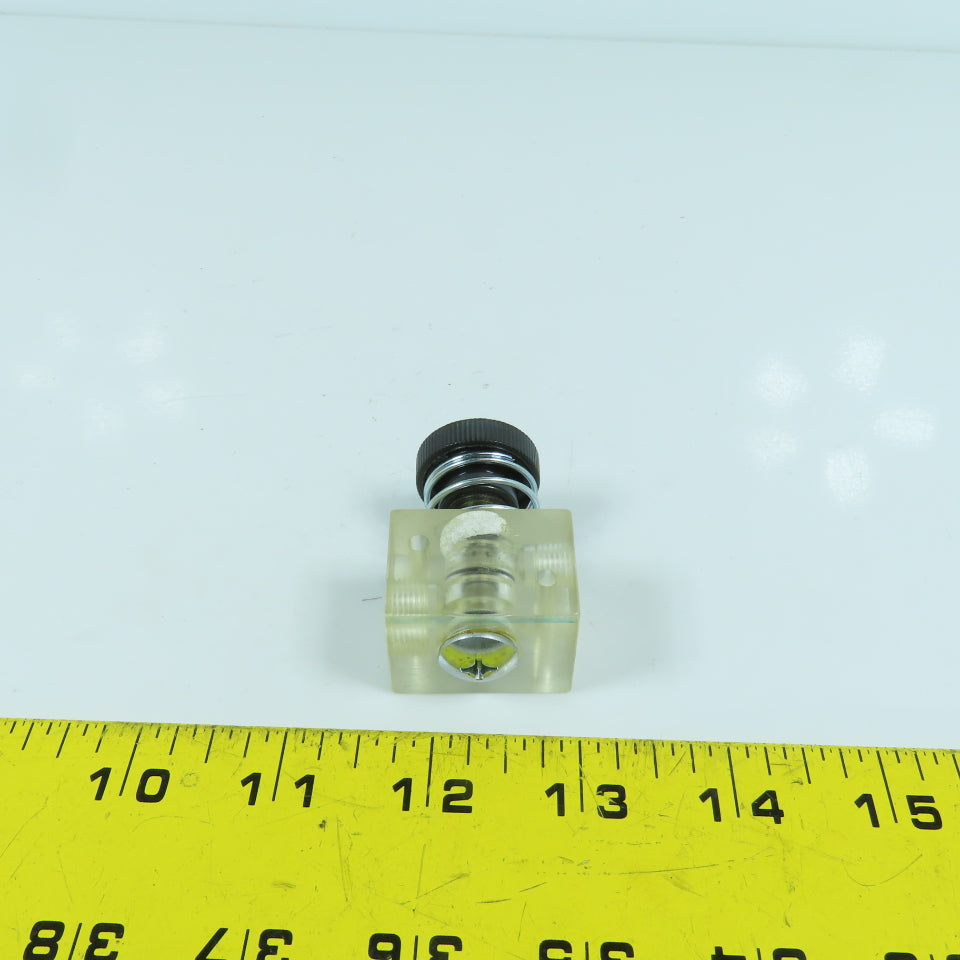 Bachman MA-32 1/8" NPT See-Thru Manual Valve With Spring