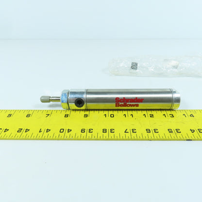 Schrader 1.06DSR03.0 Double Acting Stainless Air Cylinder 1-1/16" Bore 3" Stroke
