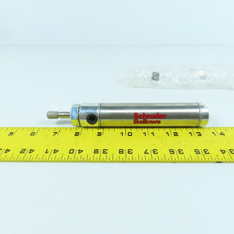 Schrader 1.06DSR03.0 Double Acting Stainless Air Cylinder 1-1/16" Bore 3" Stroke