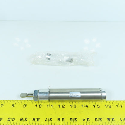 Schrader 1.06DSR03.0 Double Acting Stainless Air Cylinder 1-1/16" Bore 3" Stroke