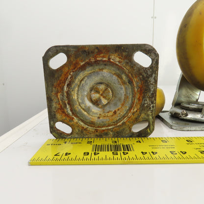 Apex 6" x 2" Heavy Duty Ball Bearing Swivel Polyurethane Casters Lot Of 6