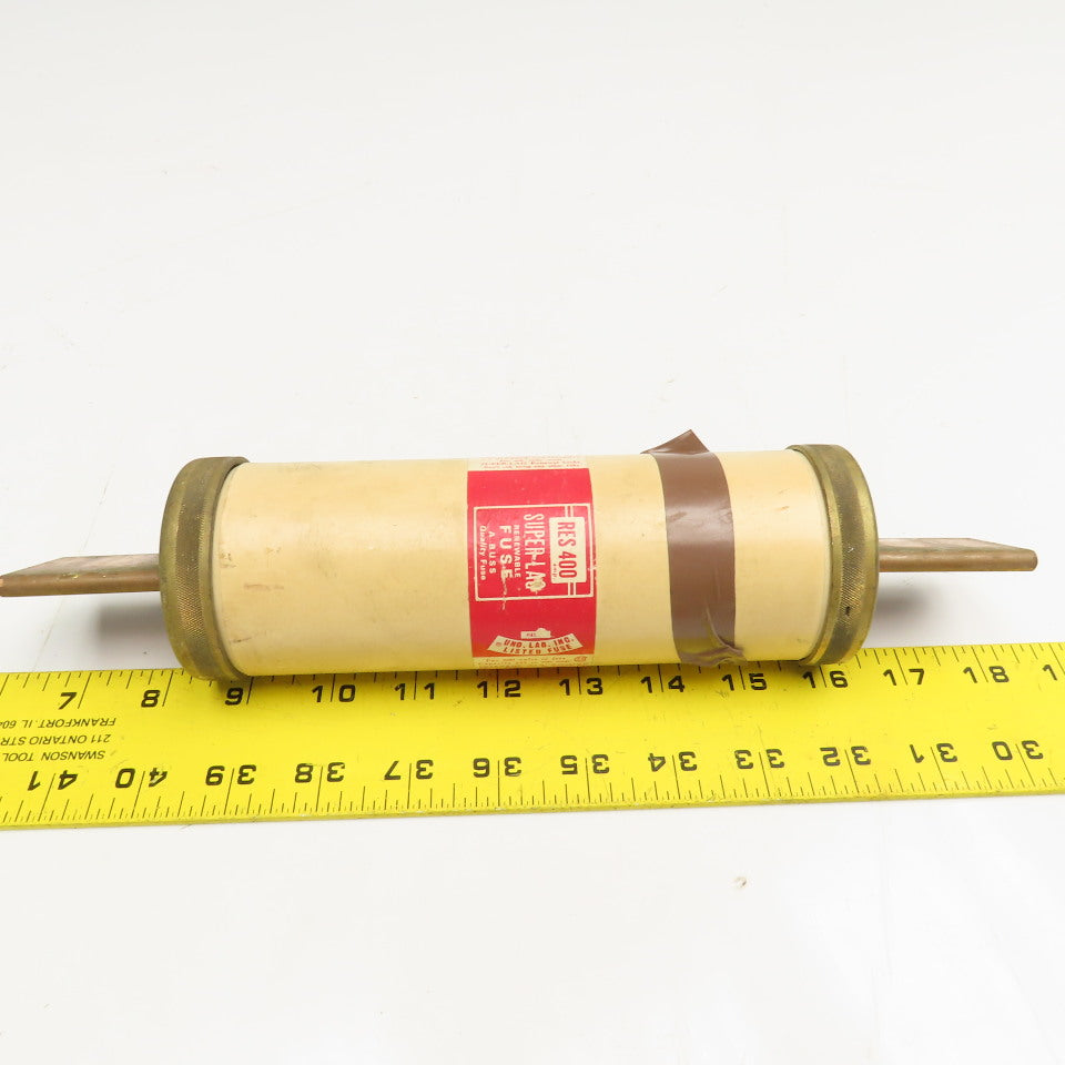 Bussmann RES 400 Super-Lag 400A 600V Renewable Fuse Lot Of 3