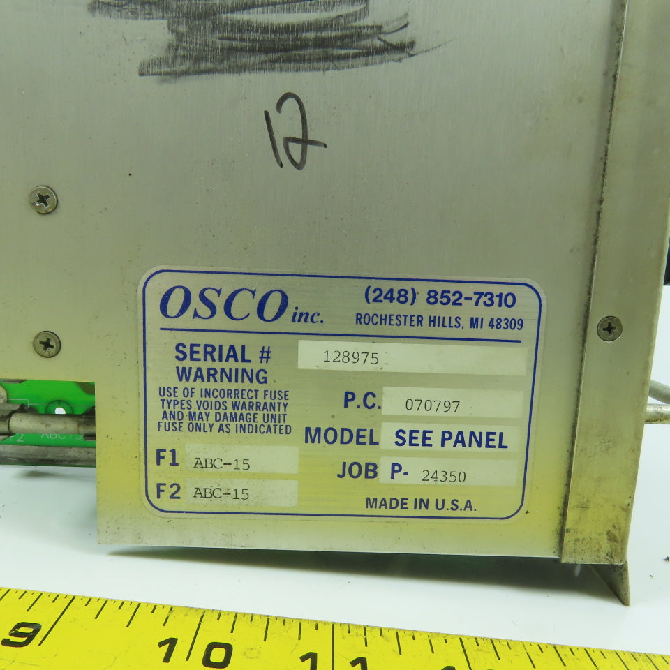 OSCO SSM15GO SSM-15-GO Smart Start Temperature Control Module W/ Display
