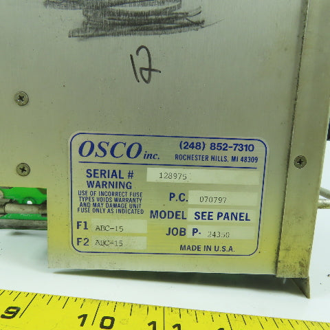 OSCO SSM15GO SSM-15-GO Smart Start Temperature Control Module W/ Display