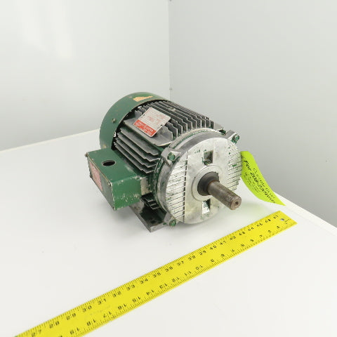 General Electric 5HP AC Electric Motor 1755RPM 230/460V 3PH 184TZ Frame
