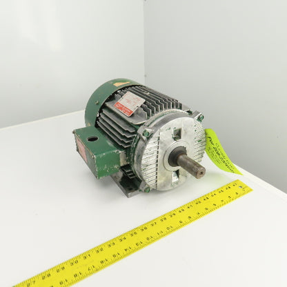 General Electric 5HP AC Electric Motor 1755RPM 230/460V 3PH 184TZ Frame