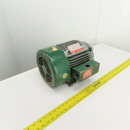 General Electric 5HP AC Electric Motor 1755RPM 230/460V 3PH 184TZ Frame