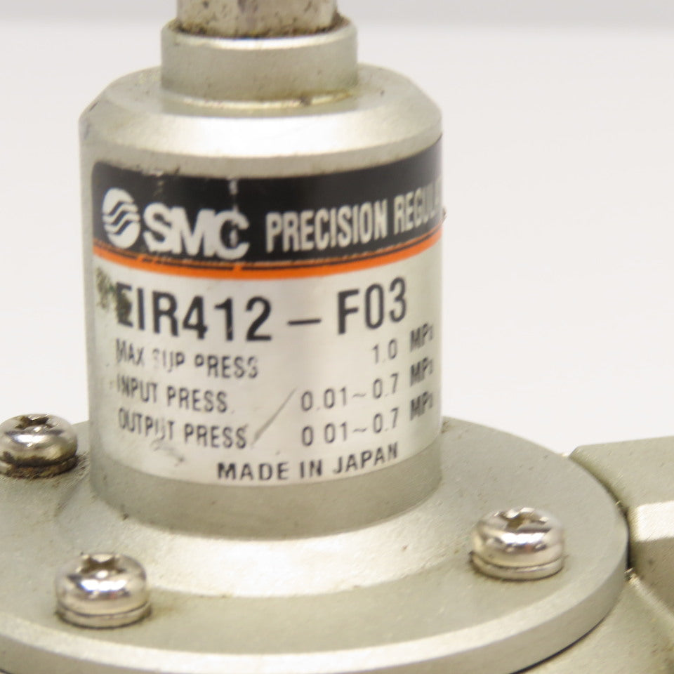 SMC EIR412-F03 1/2" NPT Precision Air Pressure Regulator 0.01-0.7MPa