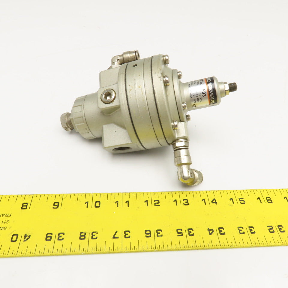 SMC EIR412-F03 1/2" NPT Precision Air Pressure Regulator 0.01-0.7MPa