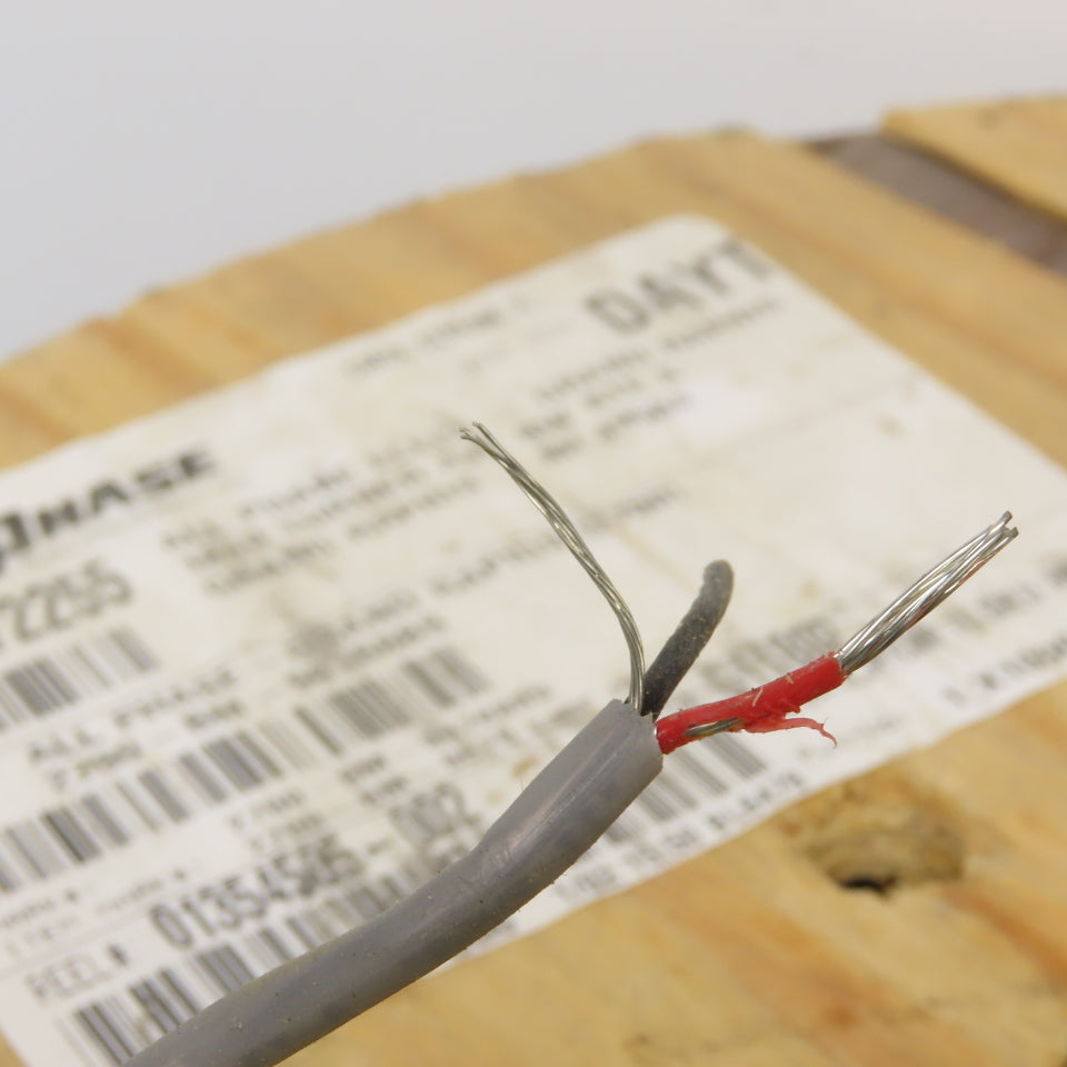 Lake Cable 18AWG 2/C Gray Shielded Communication Cable CL3P EPI CMP 340'