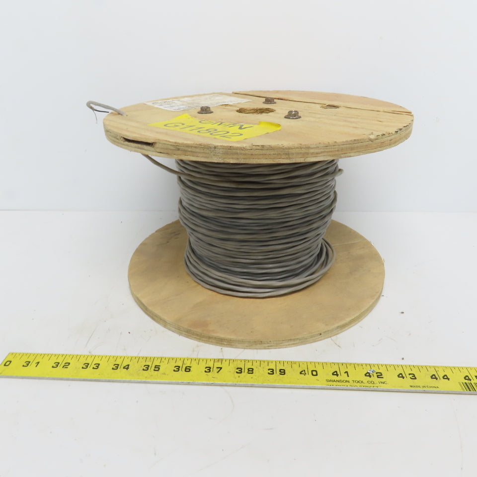 Lake Cable 18AWG 2/C Gray Shielded Communication Cable CL3P EPI CMP 340'