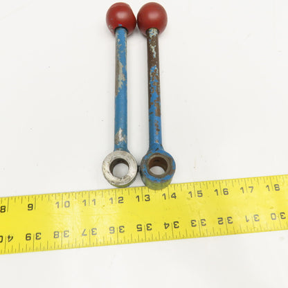 Machine Operator Handle Knob Lever 5/8" Bore 8" OAL Lot of 2