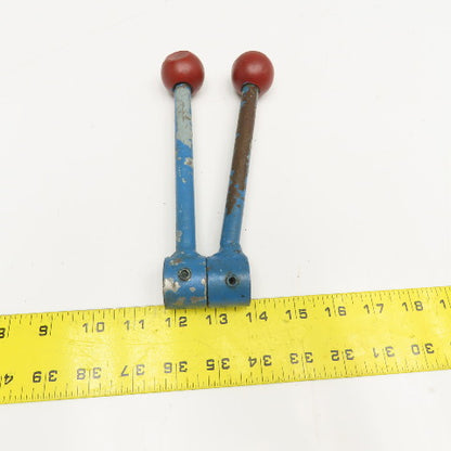 Machine Operator Handle Knob Lever 5/8" Bore 8" OAL Lot of 2