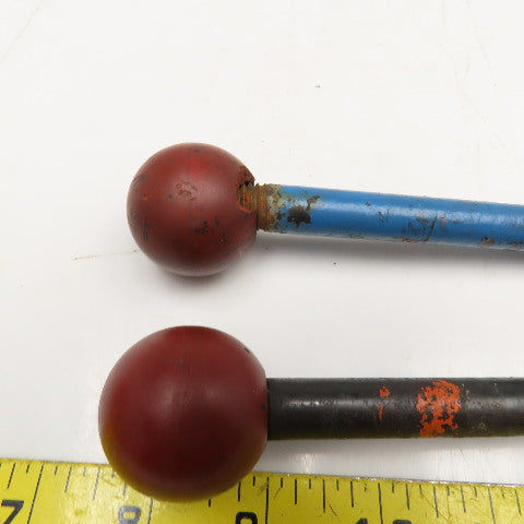 Machine Operator Handle Knob Lever 1" Bore 7-1/2" OAL Lot of 2