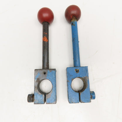 Machine Operator Handle Knob Lever 1" Bore 7-1/2" OAL Lot of 2
