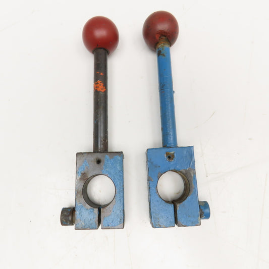 Machine Operator Handle Knob Lever 1" Bore 7-1/2" OAL Lot of 2