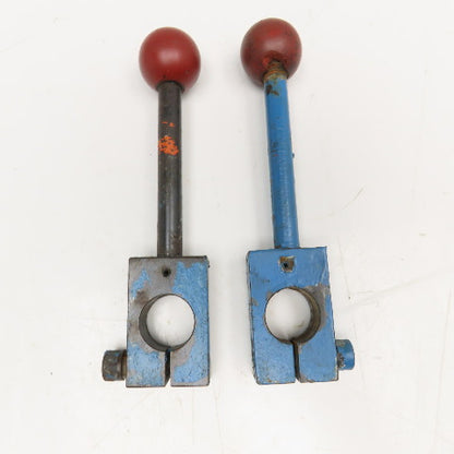Machine Operator Handle Knob Lever 1" Bore 7-1/2" OAL Lot of 2
