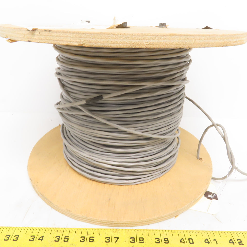 Lake Cable 18AWG 2/C Gray Shielded Communication Cable CL3P EPI CMP 370'