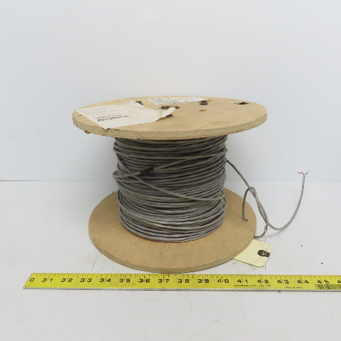 Lake Cable 18AWG 2/C Gray Shielded Communication Cable CL3P EPI CMP 370'