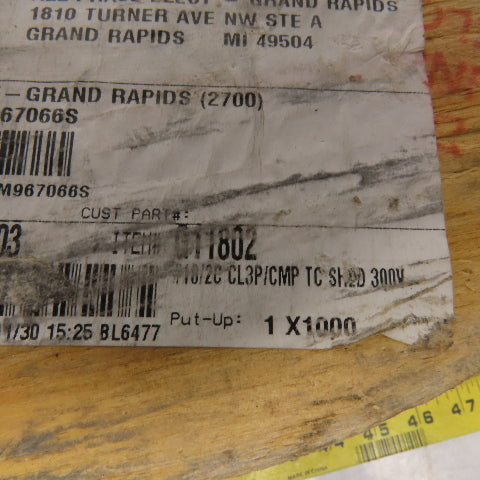 Lake Cable 18AWG 2/C Gray Shielded Communication Cable CL3P EPI CMP 300'