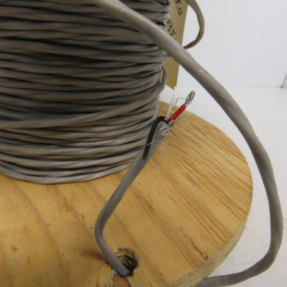 Lake Cable 18AWG 2/C Gray Shielded Communication Cable CL3P EPI CMP 300'
