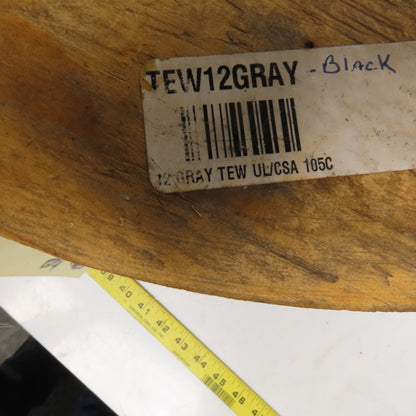 12 AWG Wire Gray Primary Stranded Power Cable AC/DC 1300'